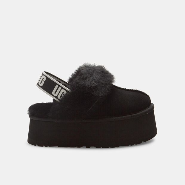 Mules pantofle pro ženy UGG Funkette , čern&aacute;