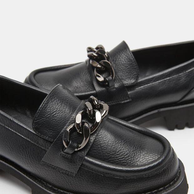 D&aacute;msk&eacute; loafer mokas&iacute;ny Baťa, čern&aacute;