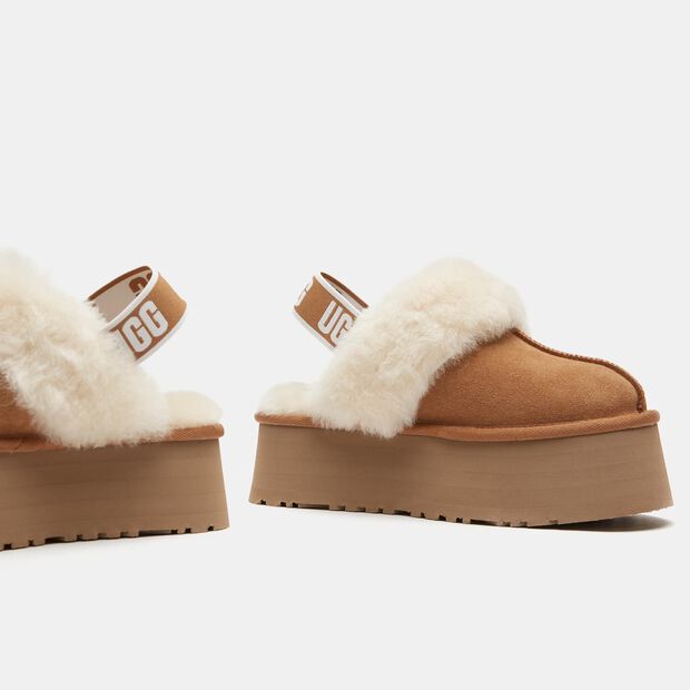 Mules pantofle pro ženy UGG Funkette , p&iacute;skov&aacute;