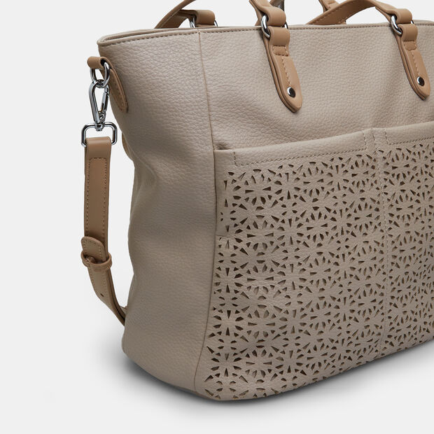 D&aacute;msk&aacute; shopper kabelka Baťa, b&eacute;žov&aacute;