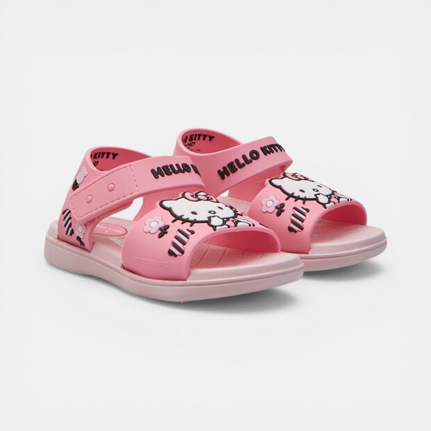 D&iacute;vč&iacute; letn&iacute; sand&aacute;l HELLO KITTY, růžov&aacute;