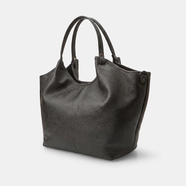 D&aacute;msk&aacute; kožen&aacute; kabelka model shopper Bata, čern&aacute;
