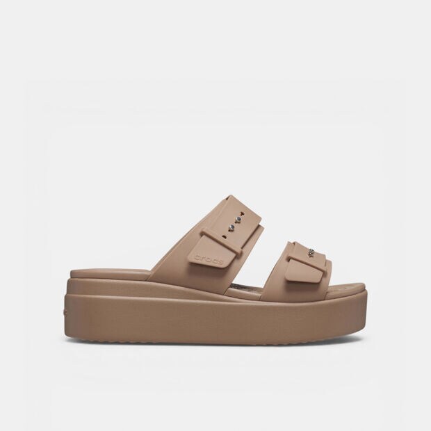 Women's Crocs Platform Sandals, Tan