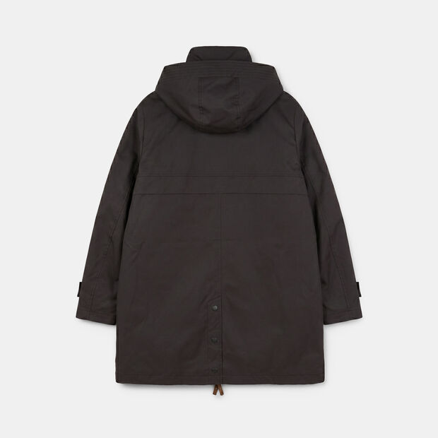 Women's parka jacket with hood Bata, Black