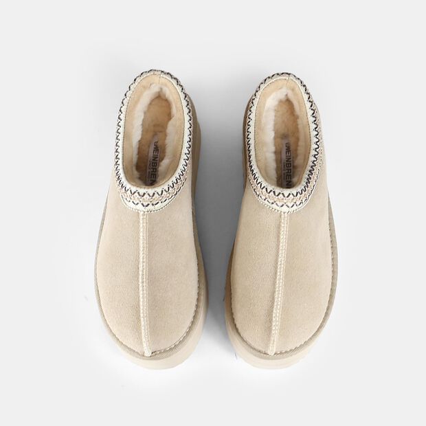 Women's winter mules Weinbrenner, Beige