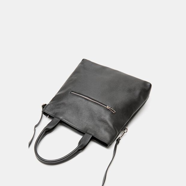 Damen Shopper aus Leder, 
