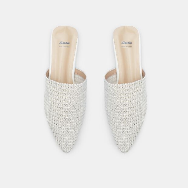 BATA Women's Mules, Beige