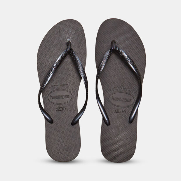 Damen Havaianas Flip Flops, Schwarz