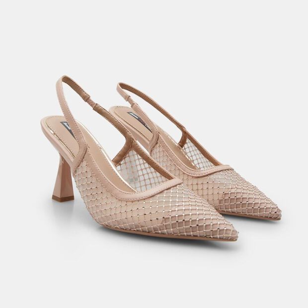 BATA RED LABEL Women's Slingback Pumps, Pink