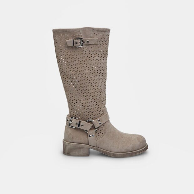 Women's Boot with 3.5 cm Heel, Khaki