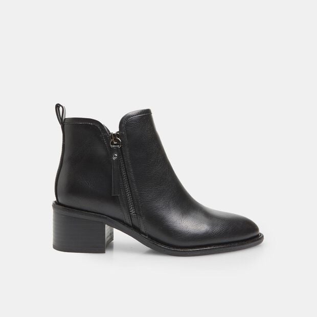 BATA Damen Stiefelette mit 5 cm Absatz, Schwarz