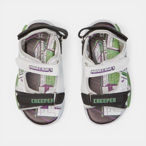 Sandale pour enfants Minecraft, Blanc
