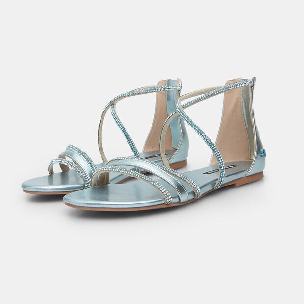 Bata Red Label Damen Sandale, Blau