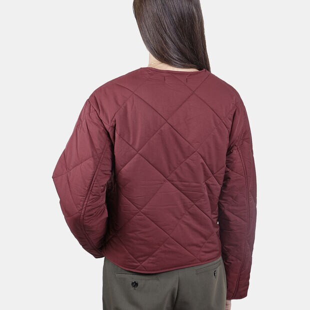 Quilted Women's Jacket, Bordeaux