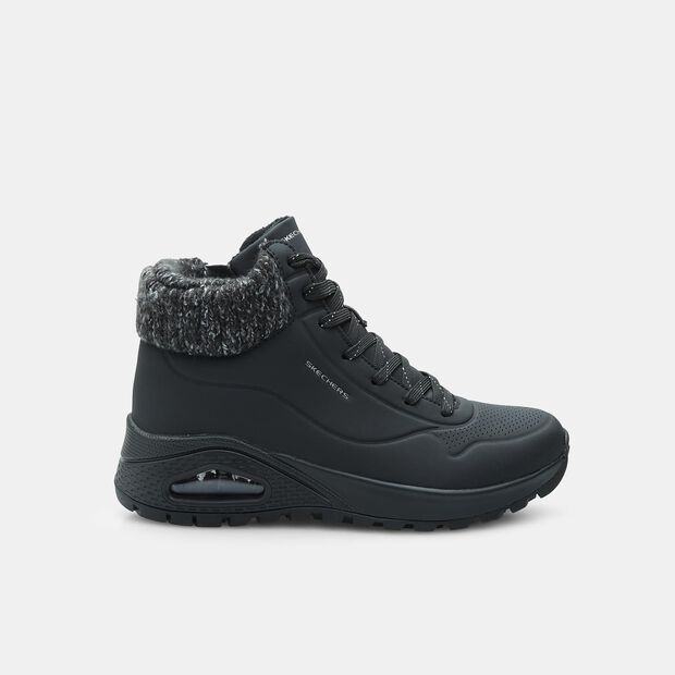 SKECHERS UNO RUGGED Damen-Stiefelette, Schwarz