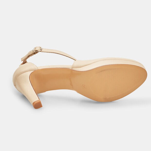 Damen-Pumps mit 9,2 cm Absatz, Beige