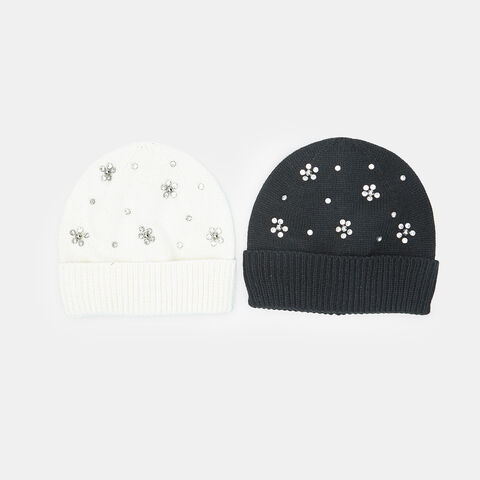 Chapeau pour femme avec mini clous et pierres Bata, Multicolore