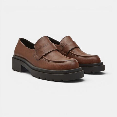 Mocassins pour femme avec semelle track Bata, Marron