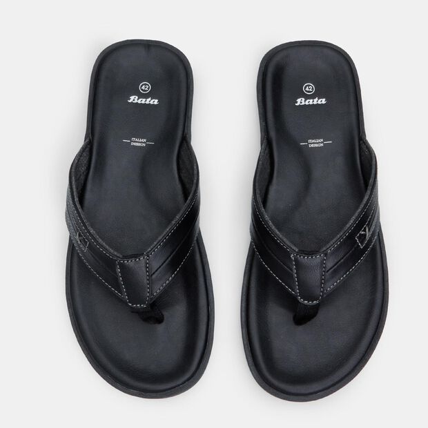 BATA Herren Flipflops, Schwarz