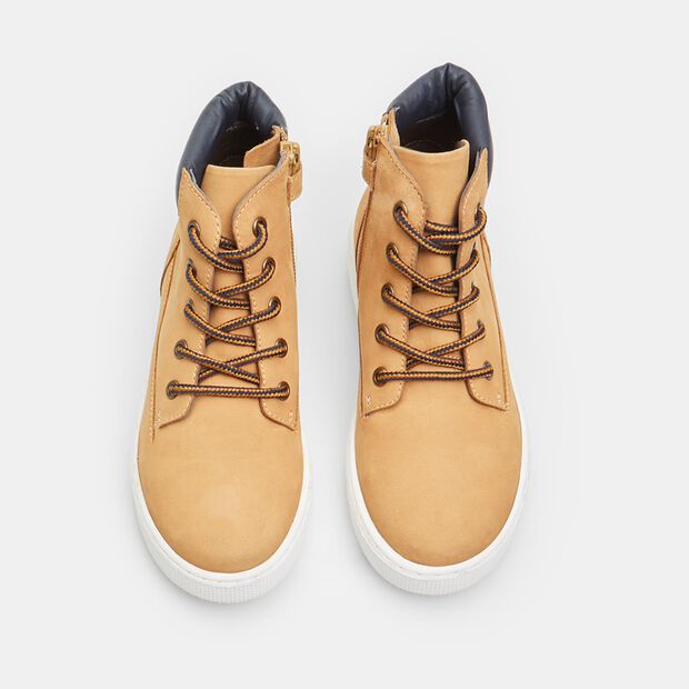 Schnürstiefelette für Jungen, Braun