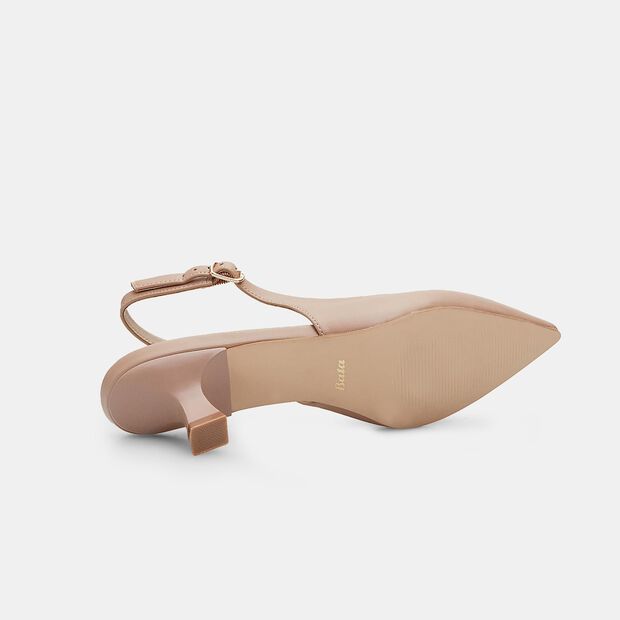 Damen Slingback mit 4,5 cm Absatz BATA, Nude