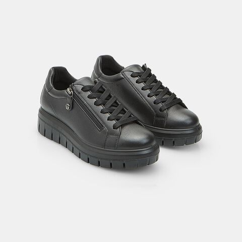 Sneaker aus Leder für Damen Bata, Schwarz