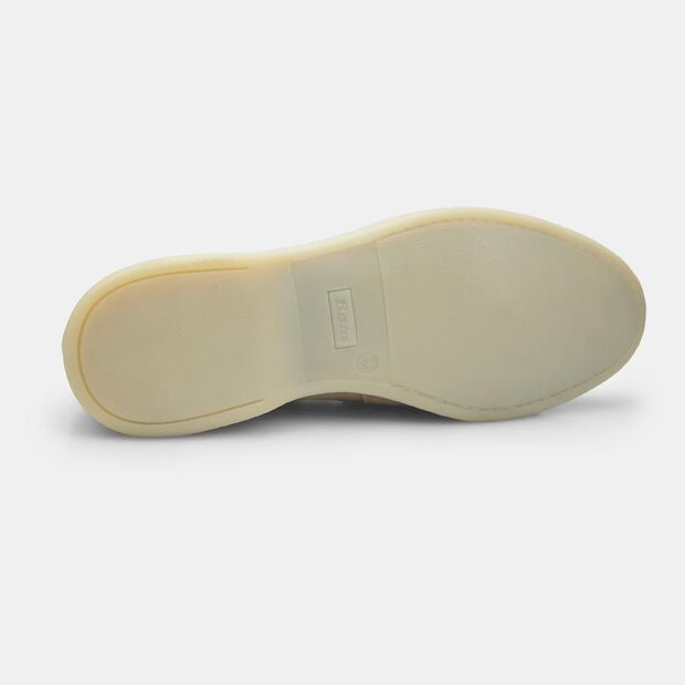 BATA Men's Suede Loafers, Beige
