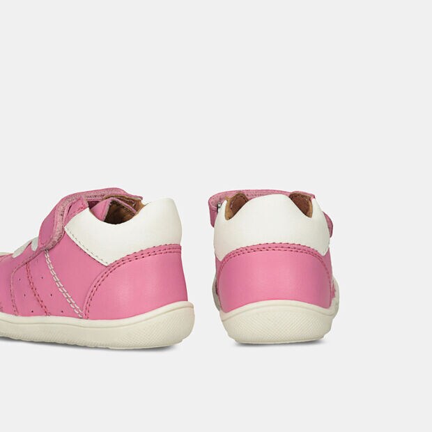 Leder M&auml;dchensneaker, Rosa
