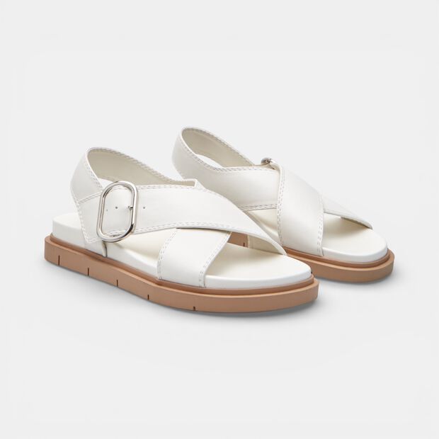 Women's sandal with crossed strap Bata, 