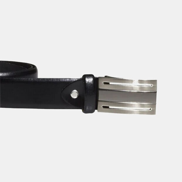 Men's BATA Leather Belts, Black