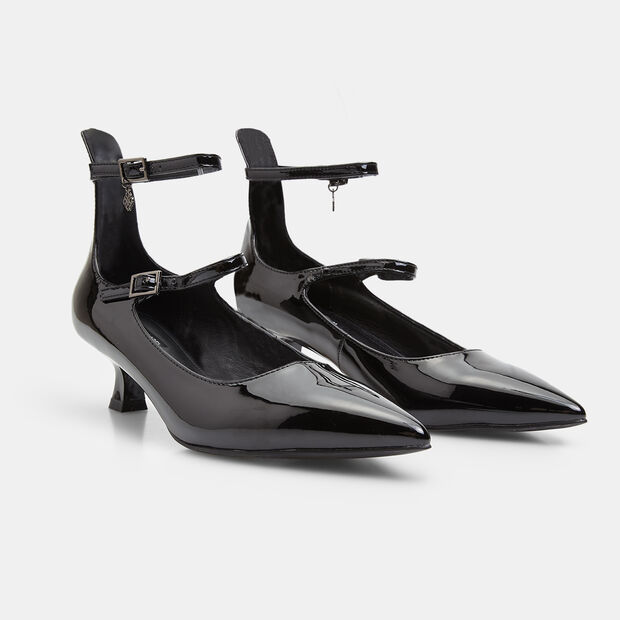 Bata Red Label Women's Mary Jane with 4 cm heel, Black