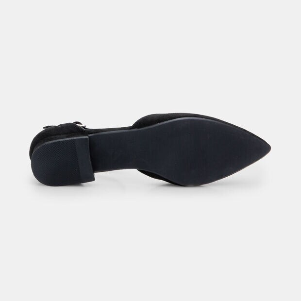 Ballerines d&eacute;collet&eacute;es pour femme, Noir