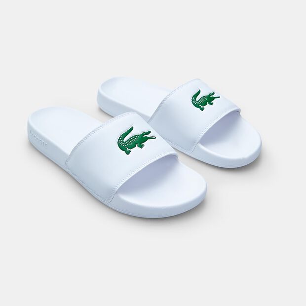 Herren-Slides Lacoste, Wei&szlig;