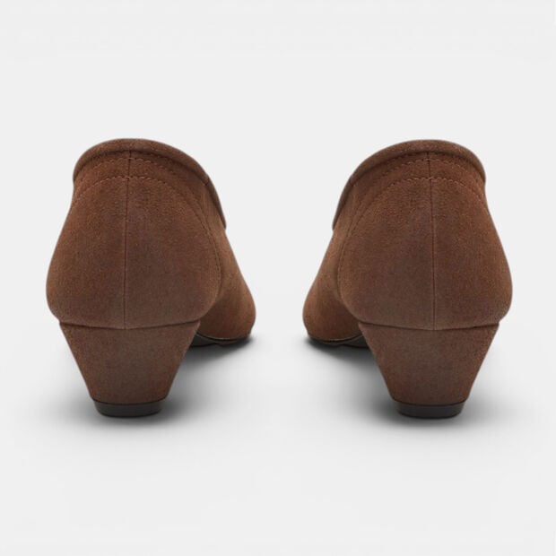 Damen-Pumps mit bezogenem Absatz und Bata-Spitze, 