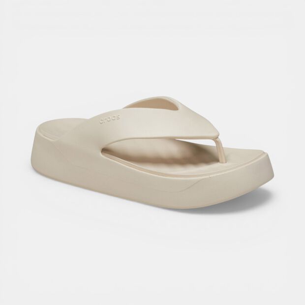 Women's Crocs Platform Sandals, Beige