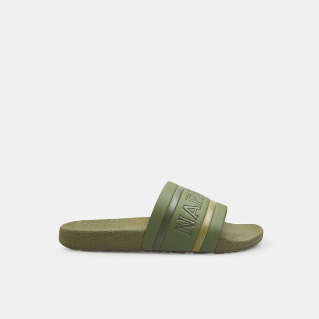 Herren Pantolette Napapijri, Gr&uuml;n