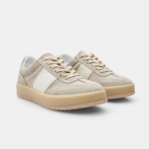 Damen Sneakers aus Wildleder, Grau