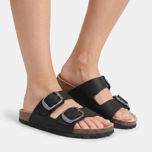 Bata Damen Leder Slipper, 