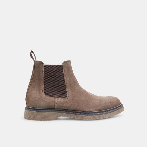 Men's Suede Ankle Boots BATA, Taupe