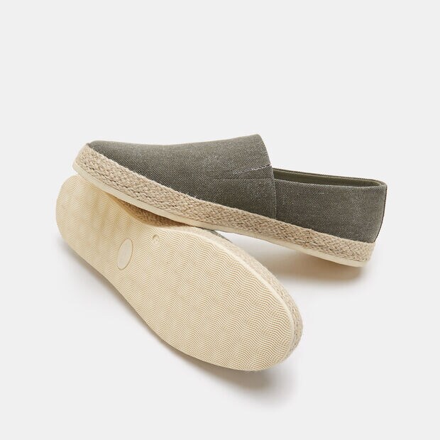 Herren Espadrilles, Gr&uuml;n