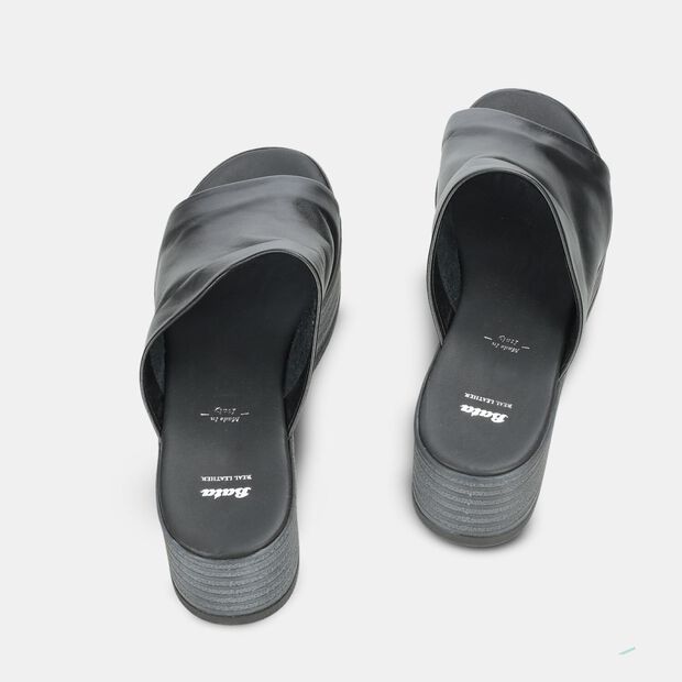 Damen Leder Mules, 