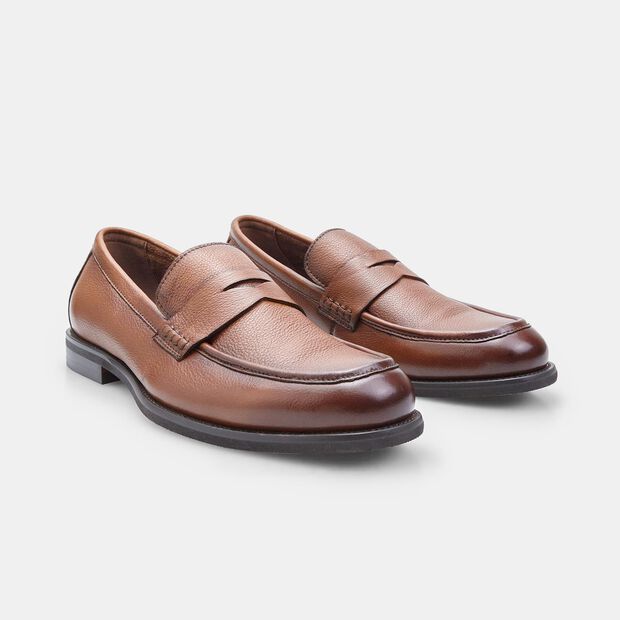 Herren Mokassins BATA 24H elegant, Braun
