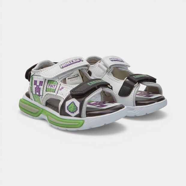 Sandale pour enfants Minecraft, Blanc