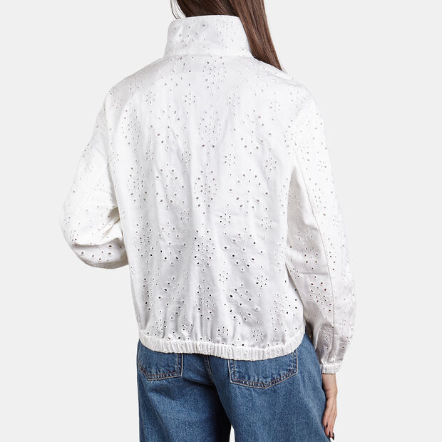 Women's sangallo jacket with zip Bata, White