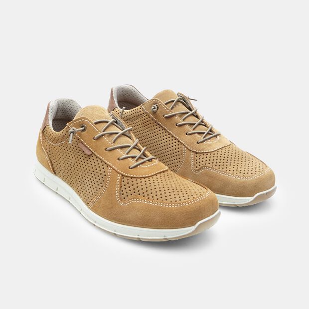 Men's Suede Sneakers BATA, Tan
