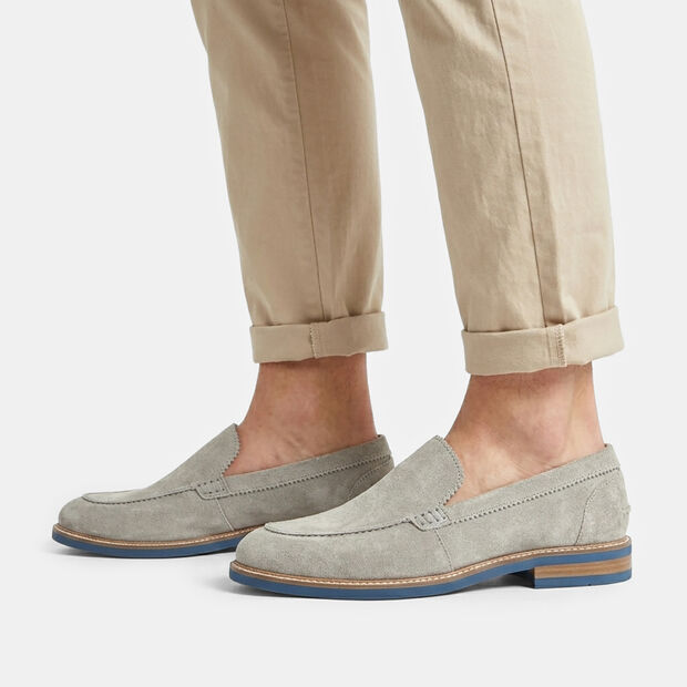 Mocassin homme en daim Bata, Gris