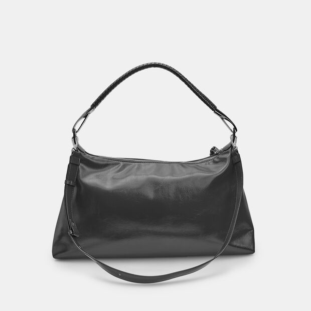 Bata Women's Hobo, Glossy Black