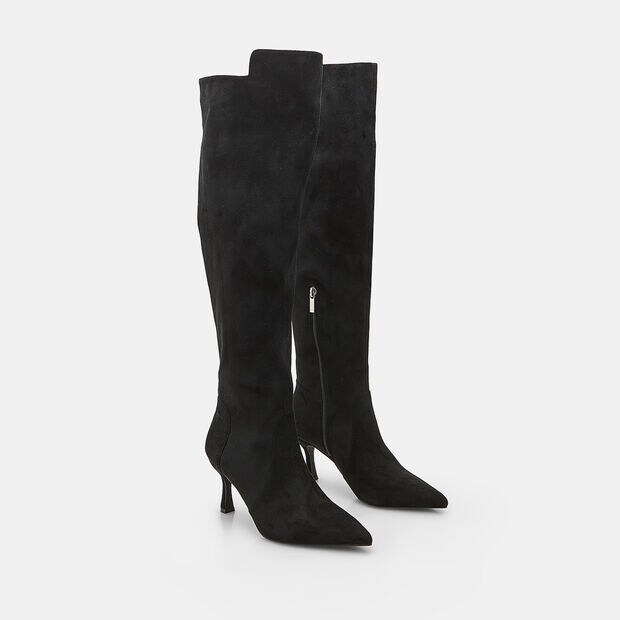 Women's boot with heel and pointed toe Bata, 