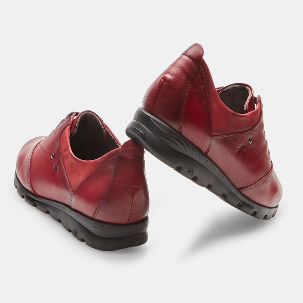 Damen Sneakers aus Leder, Rot