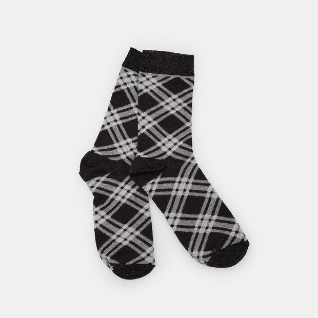 Ein Paar kurze Damensocken und ein &Auml;rmel, Mehrfarbig